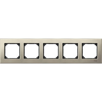 Рамка металева M-Elegance 5-а титан MTN403505