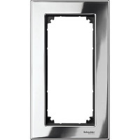 Рамка металева без перегородки M-Elegance 2-а хром MTN403839