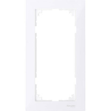 Рамка 2-постова без перегородки Merten M-PURE активно-білий MTN4025-3625