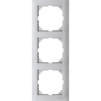 Рамка 3-постова Merten M-PURE алюміній MTN4030-3660