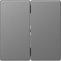 Клавіша 2-на Merten D-Life MTN3400-6036 Нержавіюча сталь