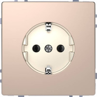 Розетка із заземленням Merten D-Life MTN2301-6051 Шампань