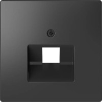 Накладка комп'ютерної розетки 1хRJ45 Merten D-Life MTN4521-6034 Антрацит