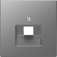 Накладка комп'ютерної розетки 1хRJ45 Merten D-Life MTN4521-6036 Нержавіюча сталь