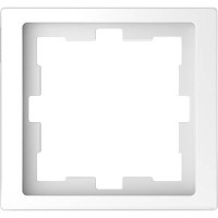 Рамка 1-постова Merten D-Life MTN4010-6535 Білий лотос
