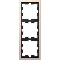 Рамка 3-постова Merten D-Life MTN4030-6551 Шампань