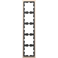 Рамка 4-постова Merten D-Life MTN4040-6551 Шампань