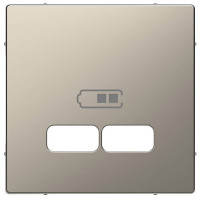 Панель для USB розетки Merten D-Life MTN4367-6050 Нікель