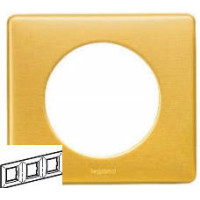 Рамка 3 пости латунь 68793 Legrand Celiane