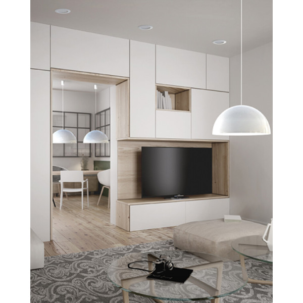 Точковий світильник Nowodvorski 10535 Mykonos LED 1x6W 3000K 360Lm IP20 Wh