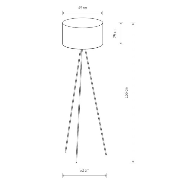 Торшер Nowodvorski 7991 Cadilac I E27 1x40W IP20 Bl