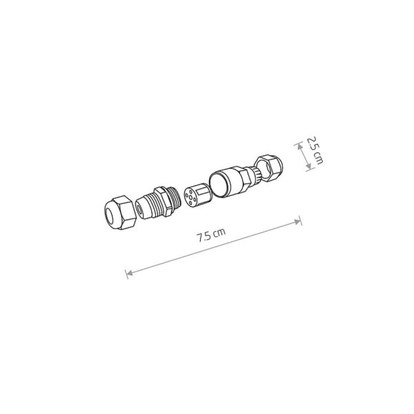 З'єднувач Nowodvorski 8845 Waterproof connector IP68 Bl