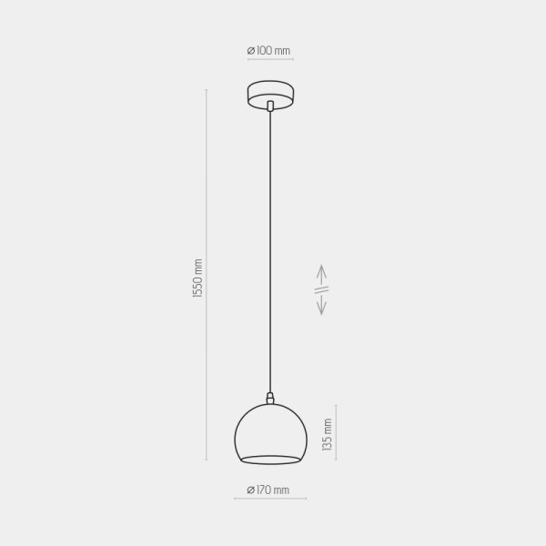 TK-Lighting YODA BLACK ORBIT 2080