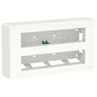 Блок unica system+ відкрита вставка 2х5 антибактеріальний Unica New NU121020