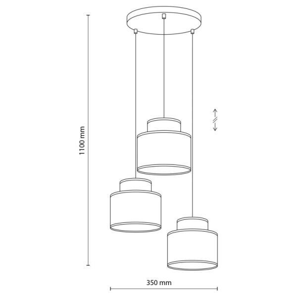 TK-Lighting DUO JUTA MIX 3 коло 2759
