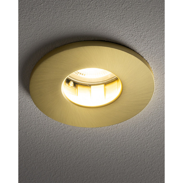 Точковий світильник Nowodvorski 10711 Acre GU10 1x15W IP44/20 Brass