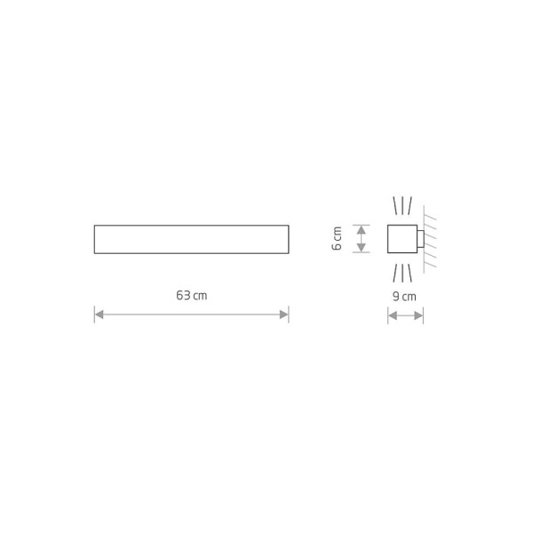 Світильник Nowodvorski 7528 Soft led T8LED 1x11W 3000K 1700Lm IP20 Gr