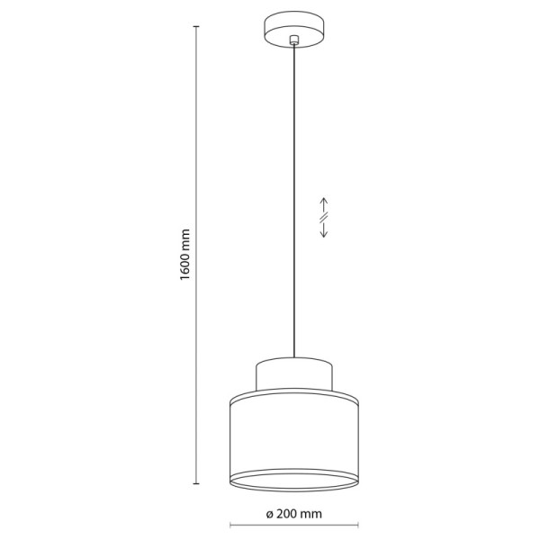 TK-Lighting DUO JUTA BROWN 1 3139