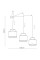 TK-Lighting DUO JUTA MIX 3 3140
