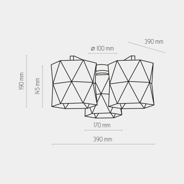 TK-Lighting SIRO WHITE 3248