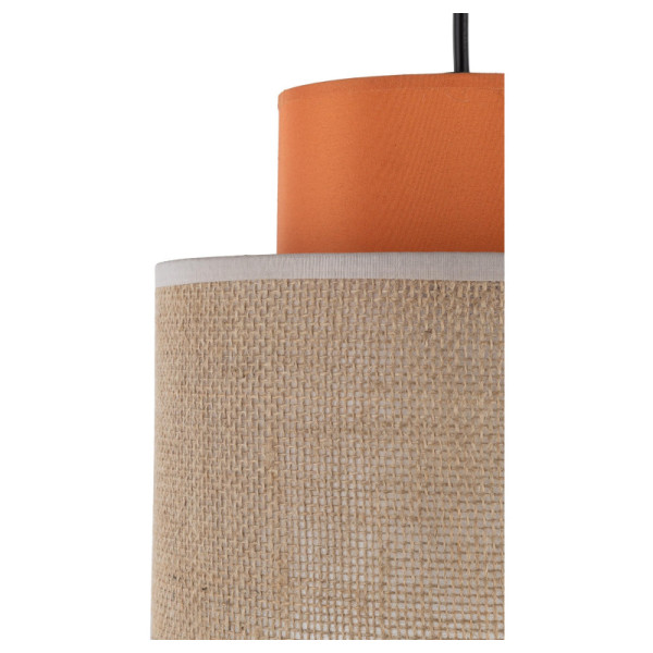TK-Lighting DUO JUTA ORANGE 1 3255