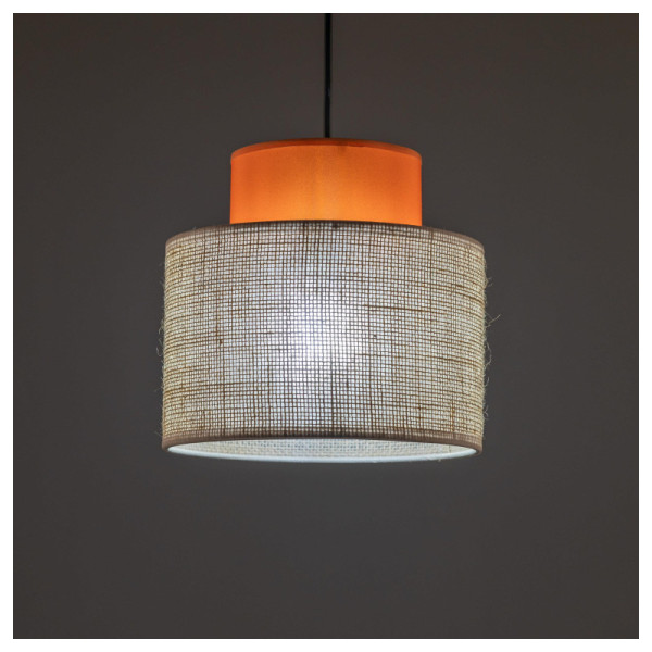 TK-Lighting DUO JUTA ORANGE 1 3255