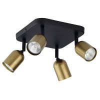 TK-Lighting TOP 4 Чорно-золотий 3307
