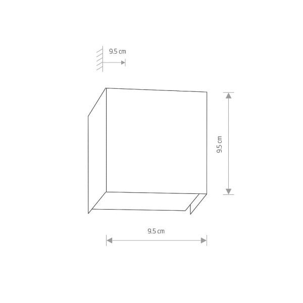 Світильник Nowodvorski 5266 Cube G9 1x35W IP20 Wh