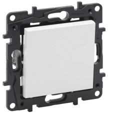 NILOE STEP Розетка комбінована TV тип F та RJ45 CAT6 UTP, колір Білий