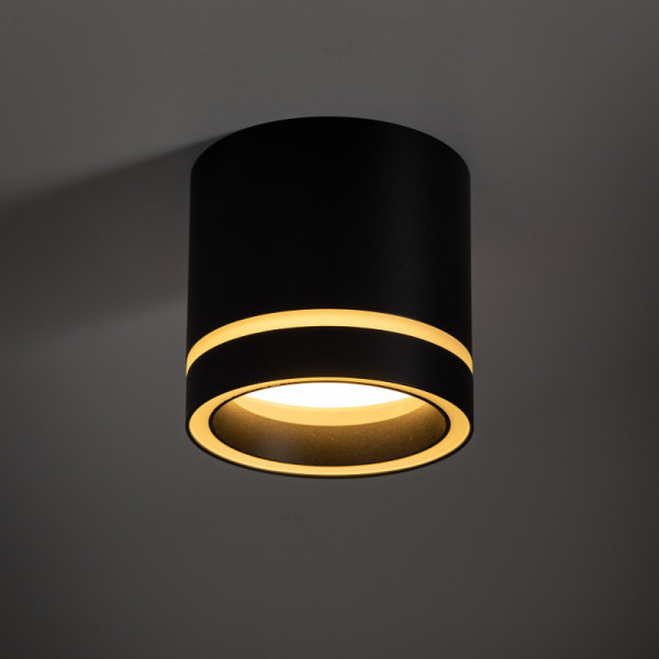 TK-Lighting JET BLACK GX 53 4351