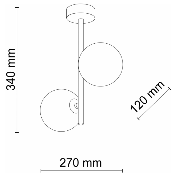 TK-Lighting ESTERA Золото 2 4547