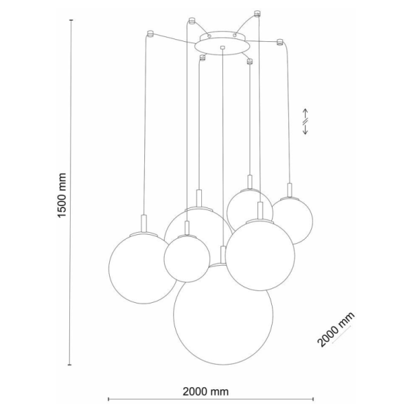 TK-Lighting CADIX Золото 7 4608