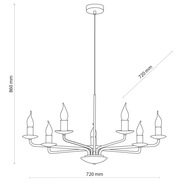 TK-Lighting LIMAL  7 4613