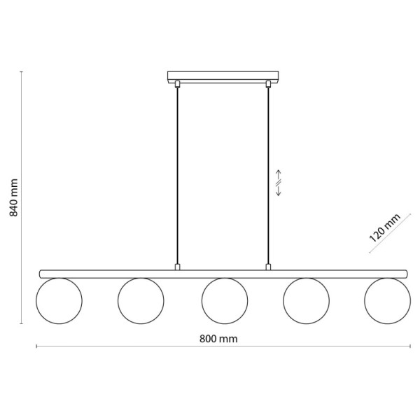 TK-Lighting ESTERA WOOD Підвісний 4623