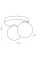 TK-Lighting BIANCA GOLD 2 4696