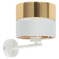 TK-Lighting HILTON WHITE/GOLD Бра 4770