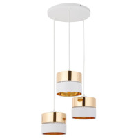 TK-Lighting HILTON WHITE/GOLD 3 4774