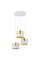 TK-Lighting HILTON WHITE/GOLD 3 4774