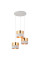 TK-Lighting HILTON WHITE/GOLD 3 4774