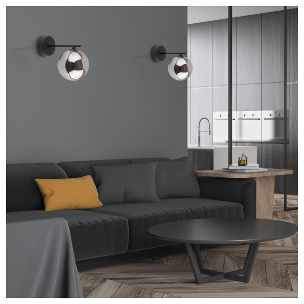 TK-Lighting ESTERA Чорне бра 4777