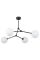 TK-Lighting FAIRY BLACK LAMPA SUFITOWA 4 P? 4855