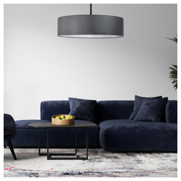 TK-Lighting RONDO Графіт підвісний 600 4858