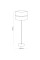 TK-Lighting HILTON WHITE/GOLD Торшер 5074