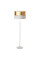 TK-Lighting HILTON WHITE/GOLD Торшер 5074