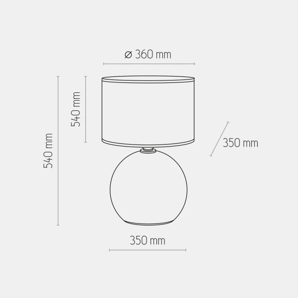 TK-Lighting PALLA Чорна-золото 5081