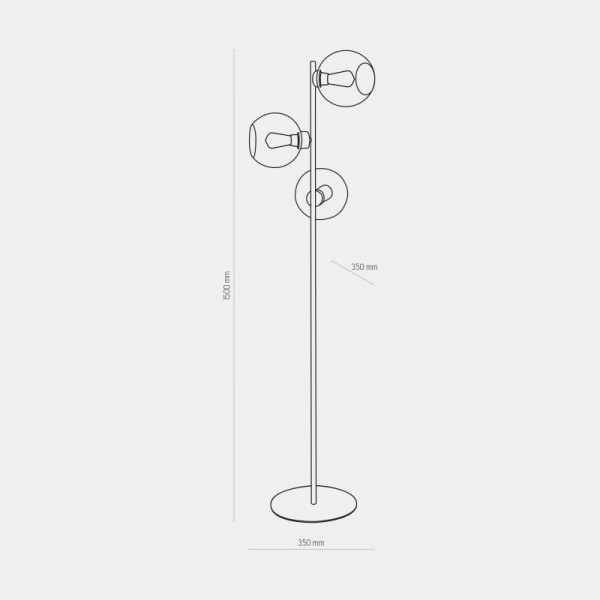 TK-Lighting CUBUS GRAPHITE 5239