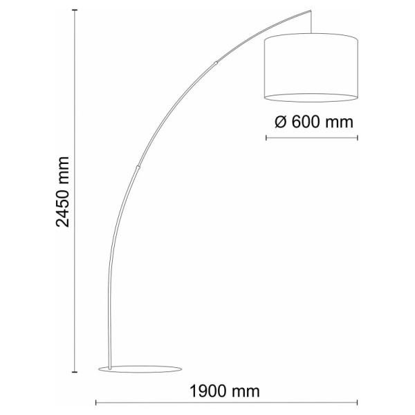 TK-Lighting MOBY Сірий 5487