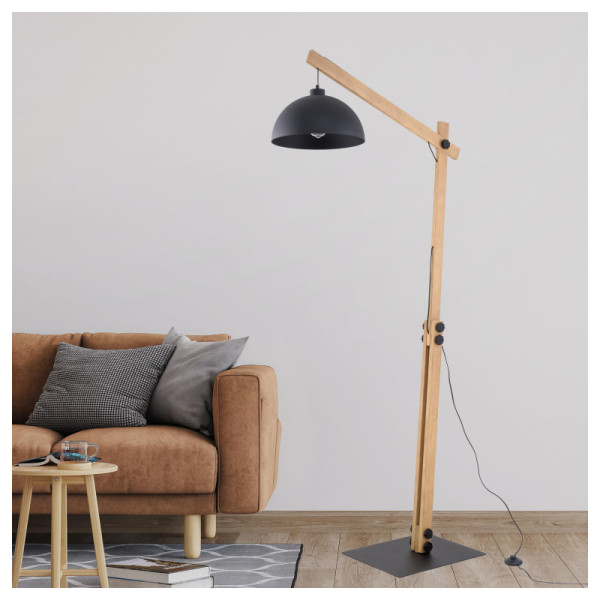 TK-Lighting OSLO Торшер Чорний 5582