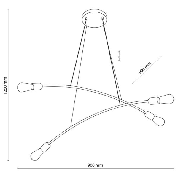 TK-Lighting HELIX Золото 4 5622