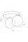 TK-Lighting BIANCA BLACK 2 5682
